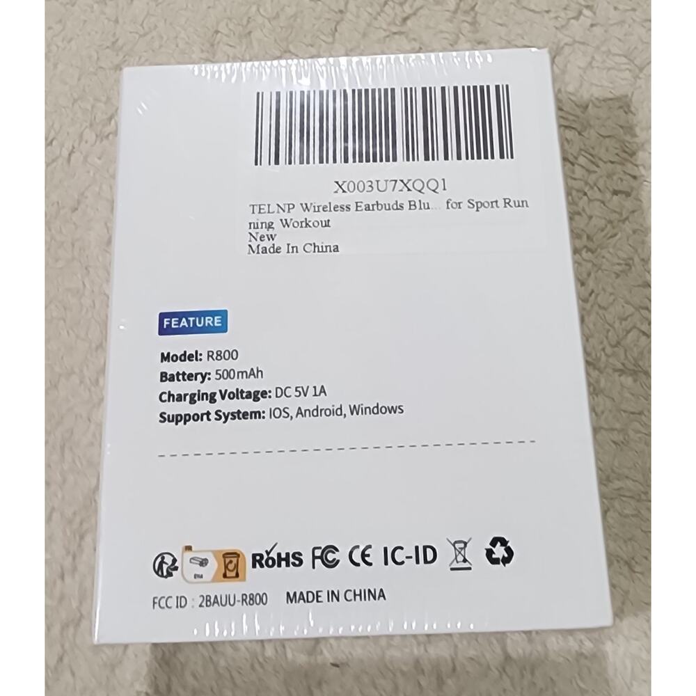 Over The Ear R800 True Wireless Earbud Headphones LED Case Sports New Sealed Box - Picture 6 of 7